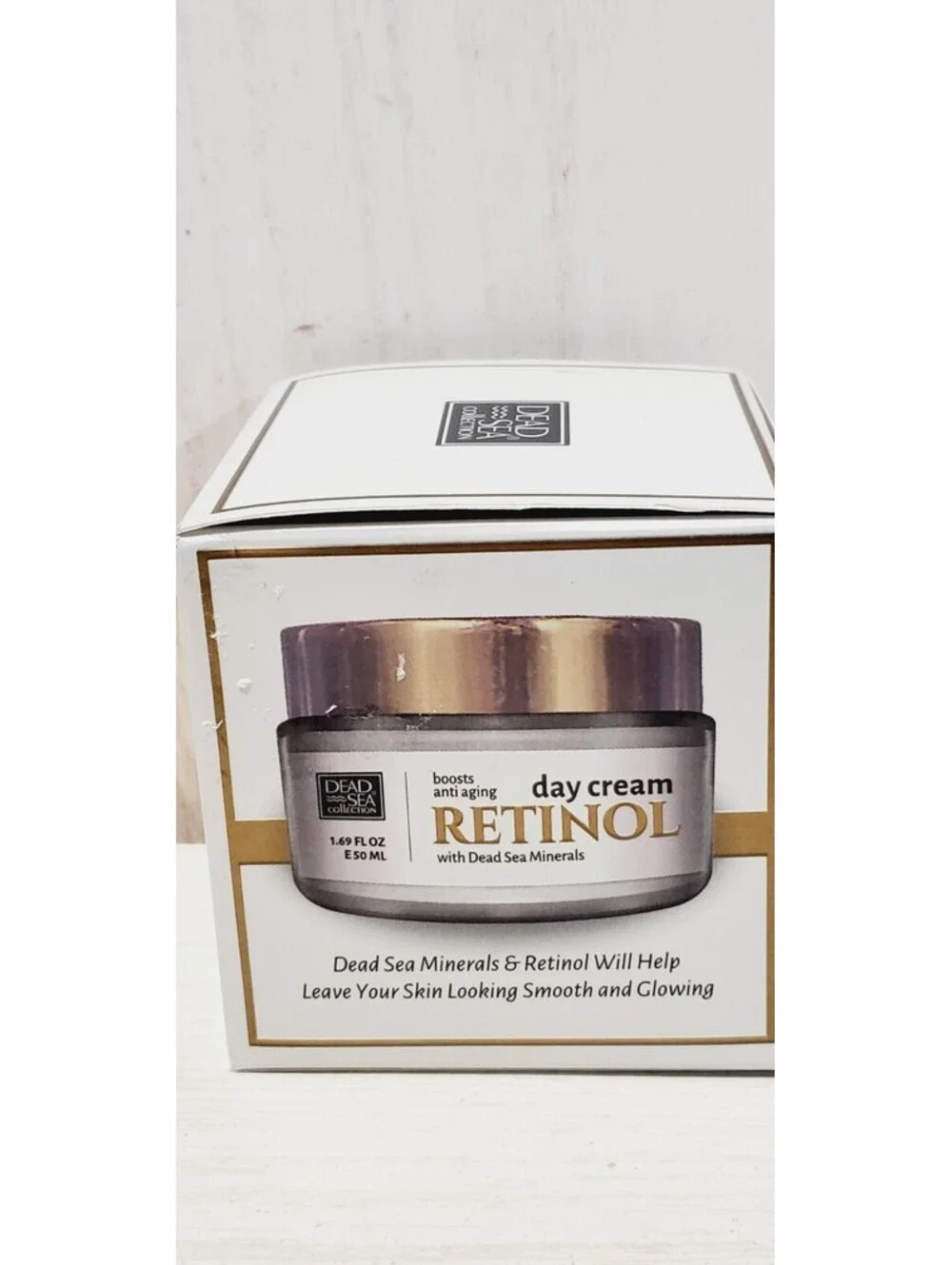 Dead Sea Collection Retinol Day Cream and Facial Serum  1.69 Fl Oz Set New!